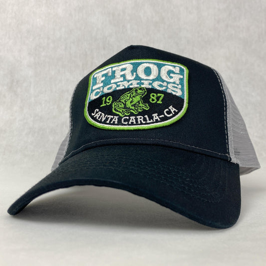 Frog Comics Cap - Glow In The Dark SECRET Message "Vampire Hunters" Trucker Hat