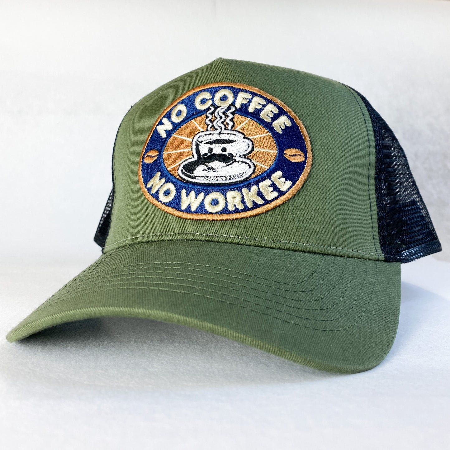 No Coffee, No Workee Trucker Cap