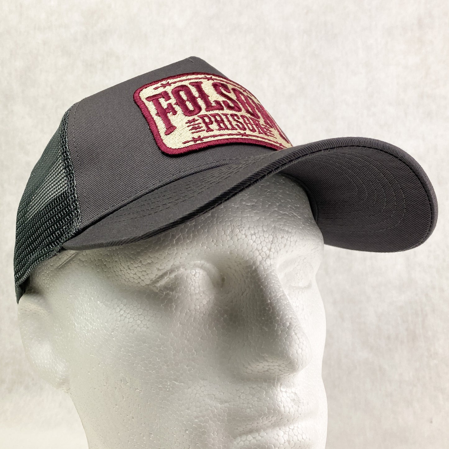 Folsom Prison retro embroidered trucker hat