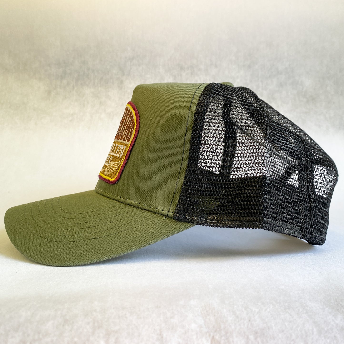 Gram Parsons hat retro embroidered patch trucker cap
