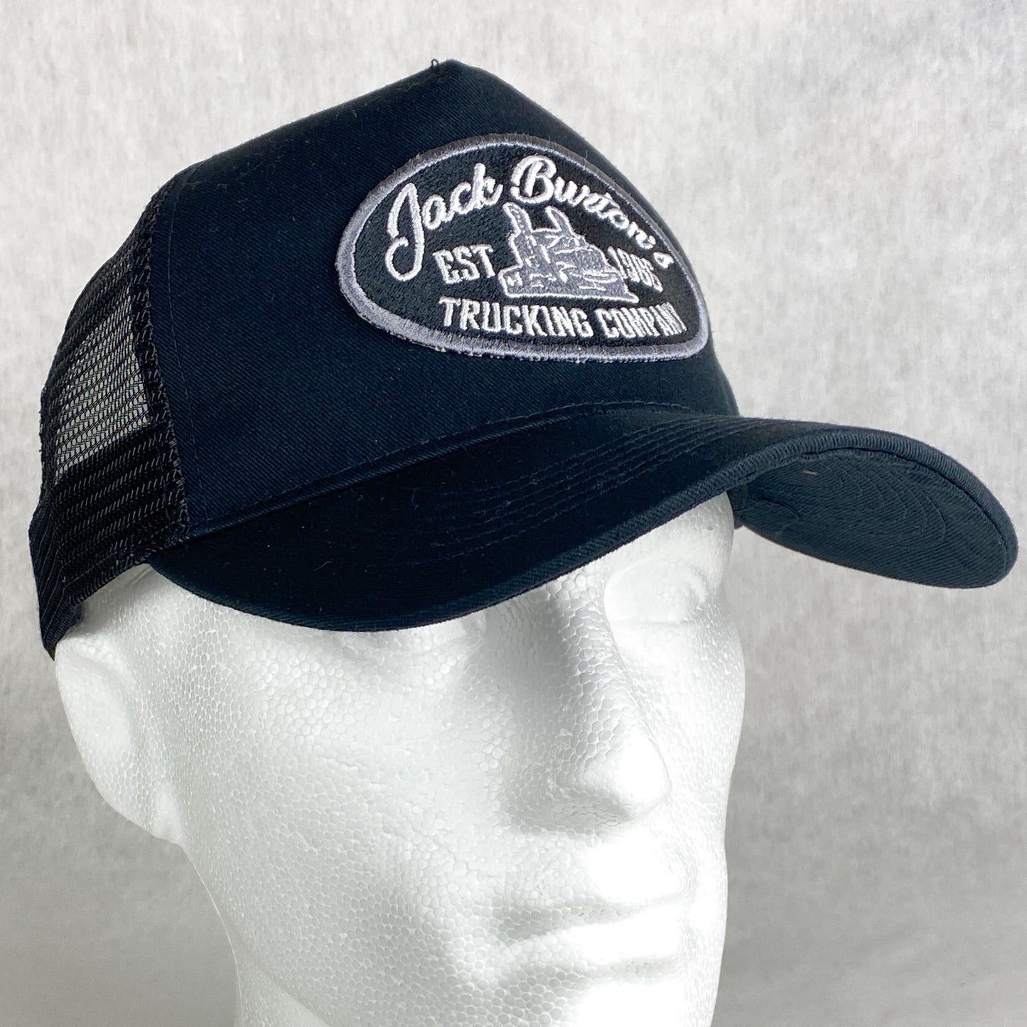 Jack Burton's Trucker Co embroidered retro trucker cap