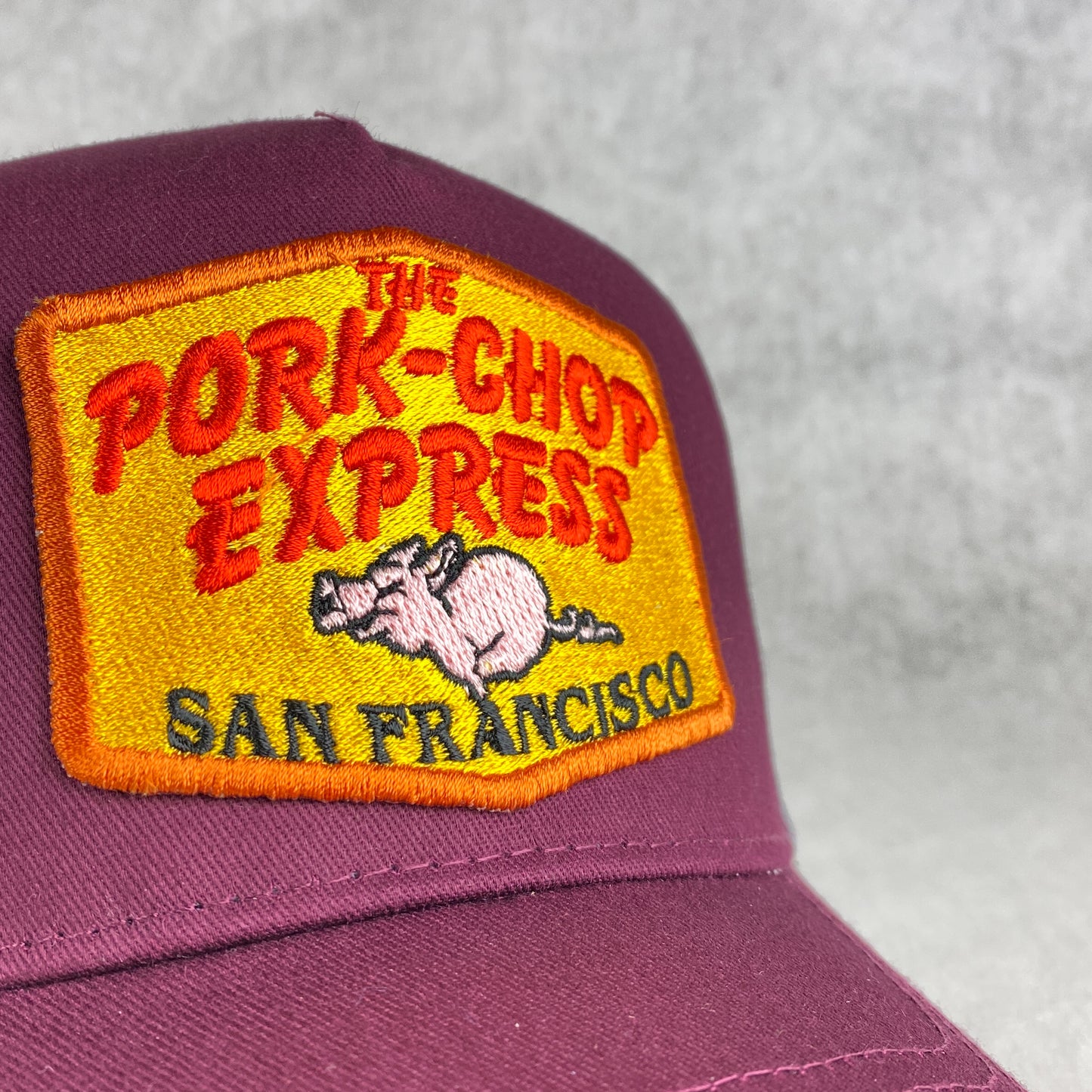 The Pork Chop Express retro trucker cap