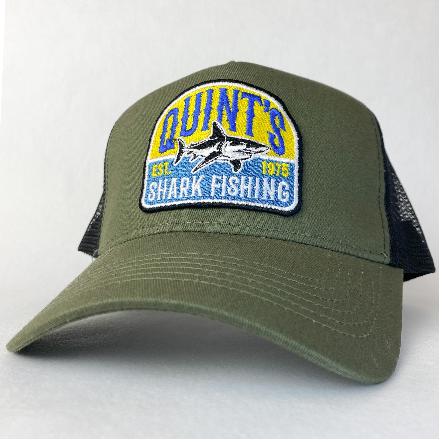 Quint’s Shark Fishing Trucker Hat