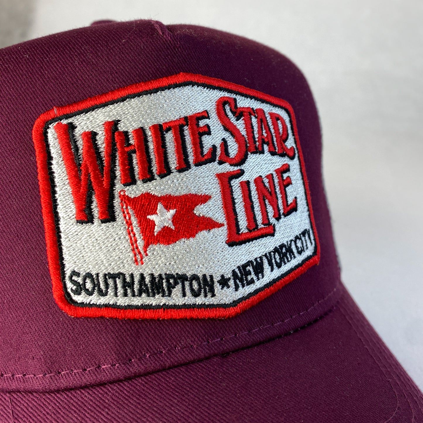 Titanic White Star Line Retro Trucker Hat.