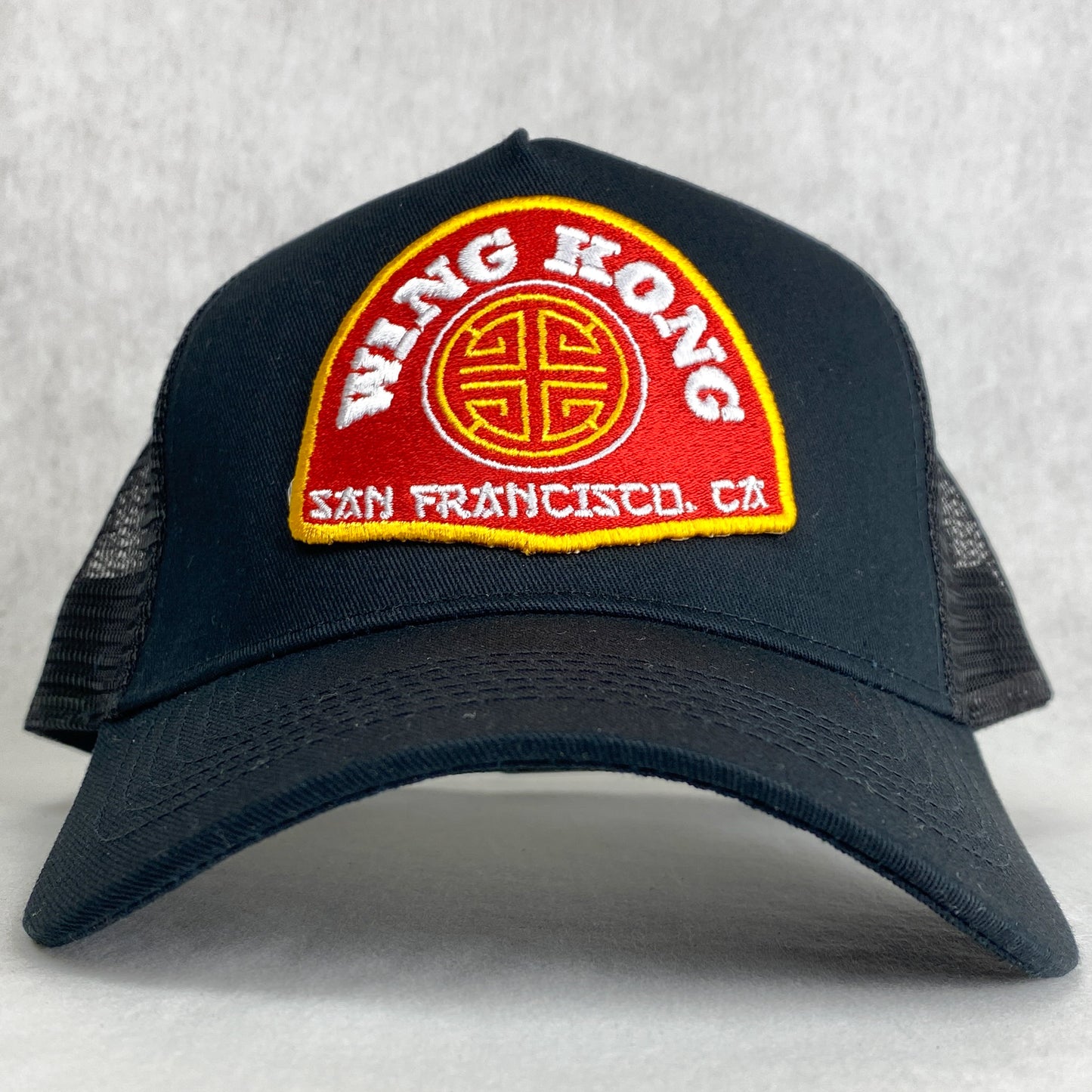 Wing Kong Trading embroidered retro trucker cap