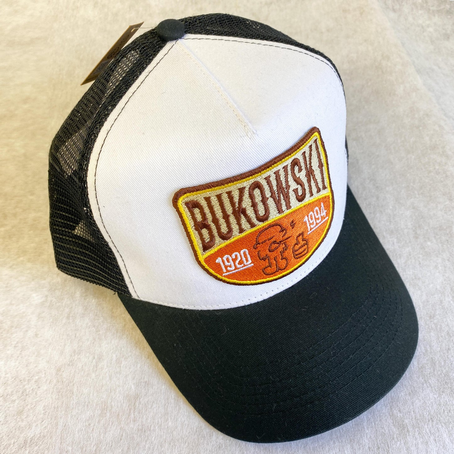 Bukowski Embroidered Patch Trucker Cap