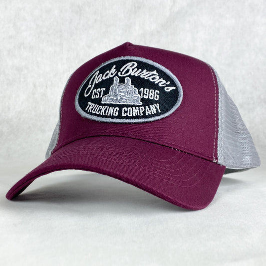 Jack Burton's Trucker Co embroidered retro trucker cap