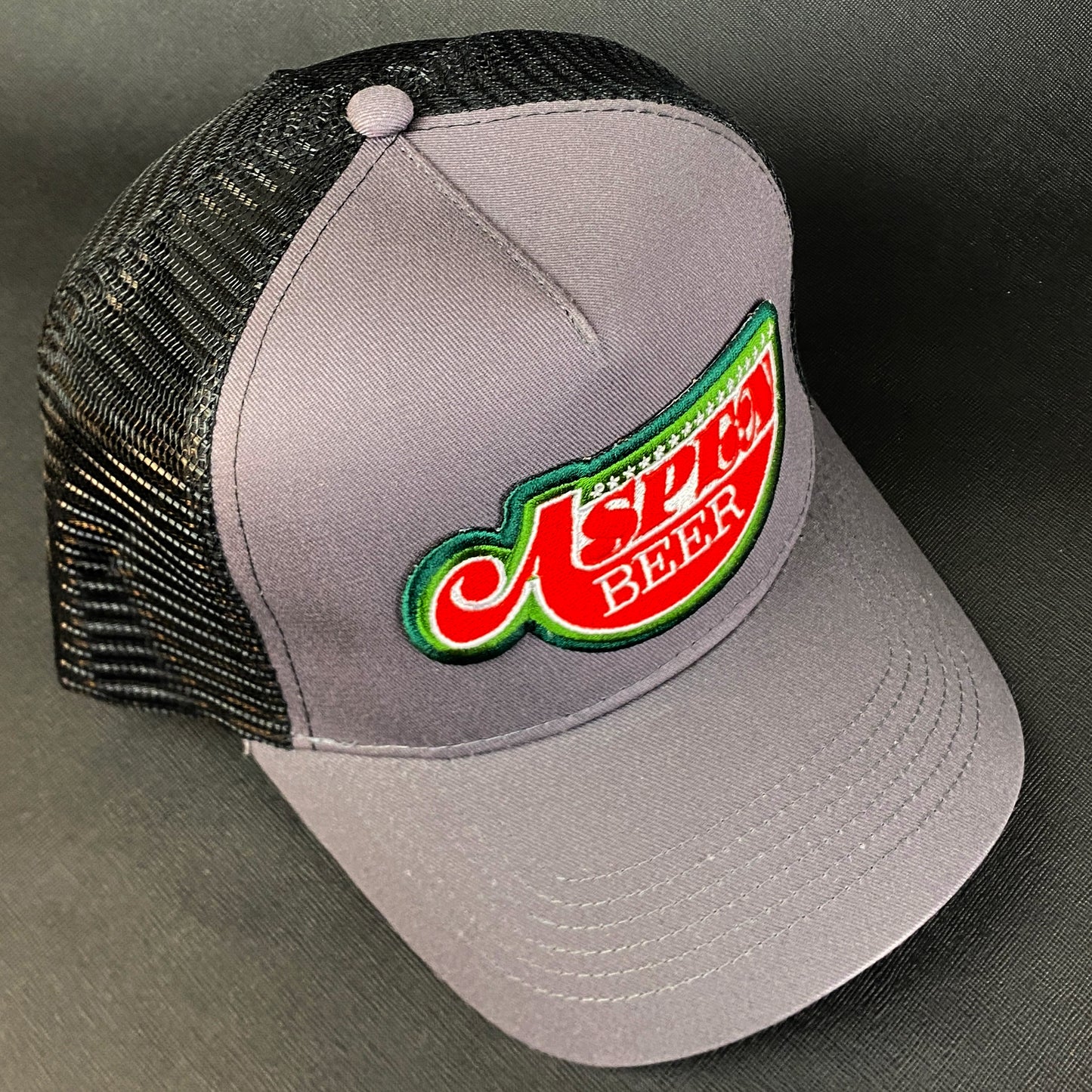 Aspen Beer Embroidered Retro Trucker Cap