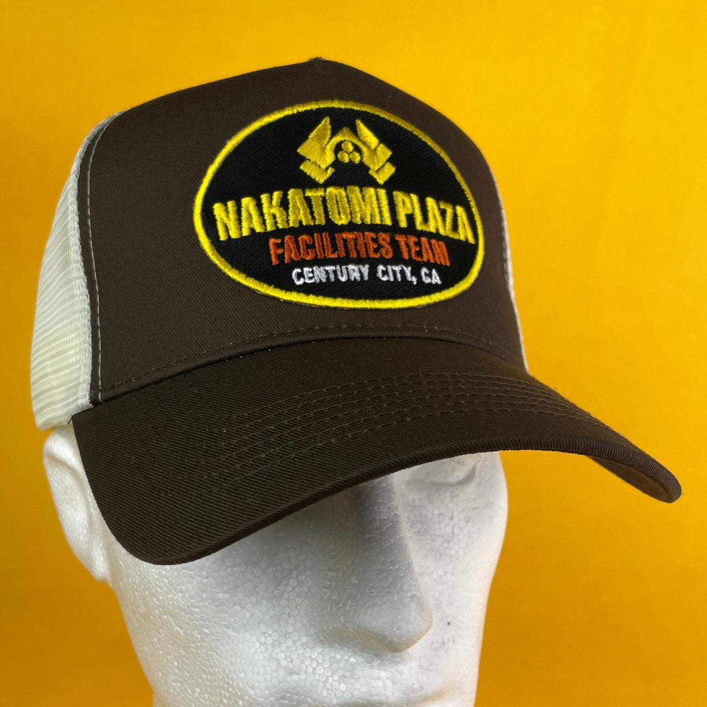 Nakatomi Plaza Facilities Team Trucker Hat – Retro Embroidered Snapback Cap