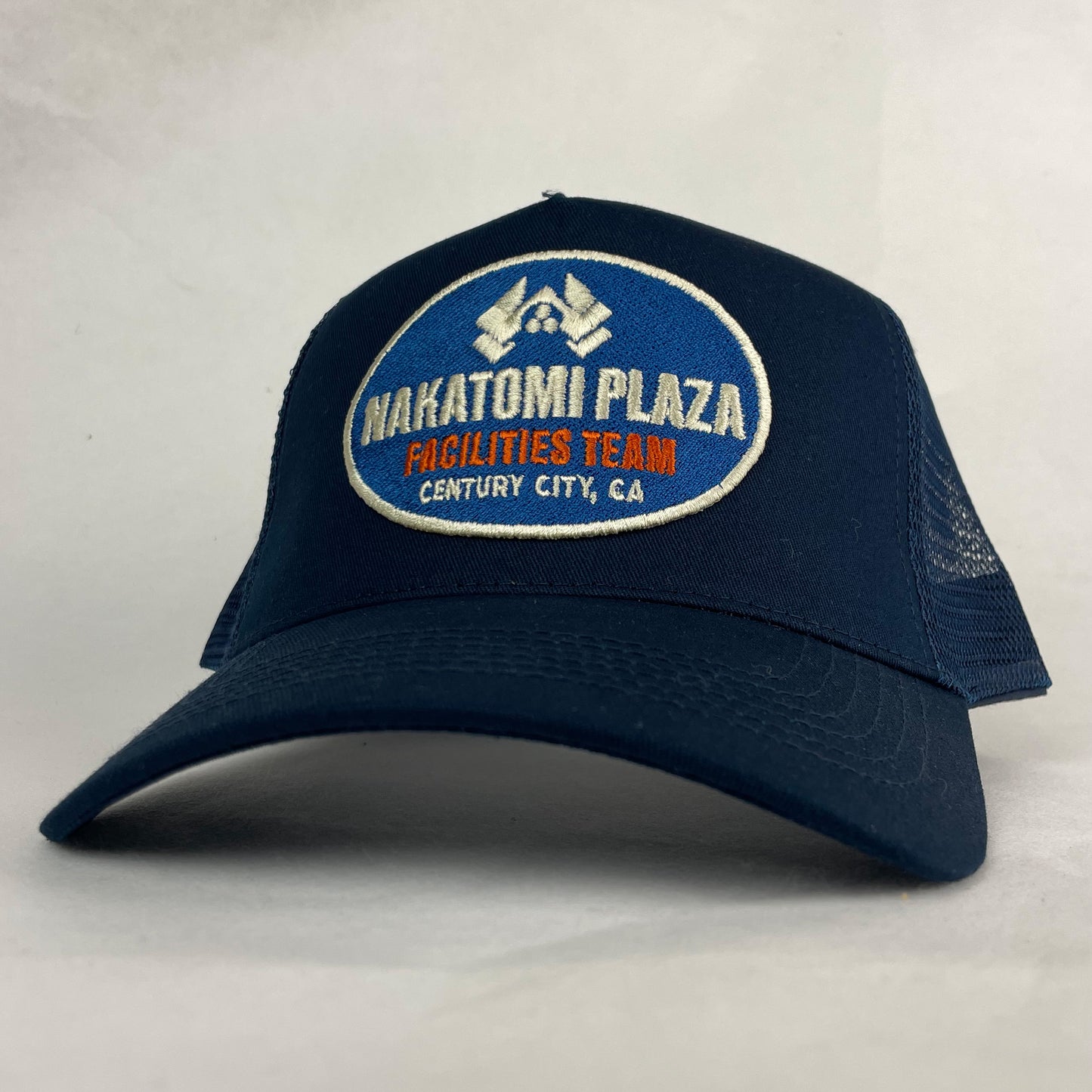 Nakatomi Plaza Facilities Team Trucker Hat – Retro Embroidered Snapback Cap