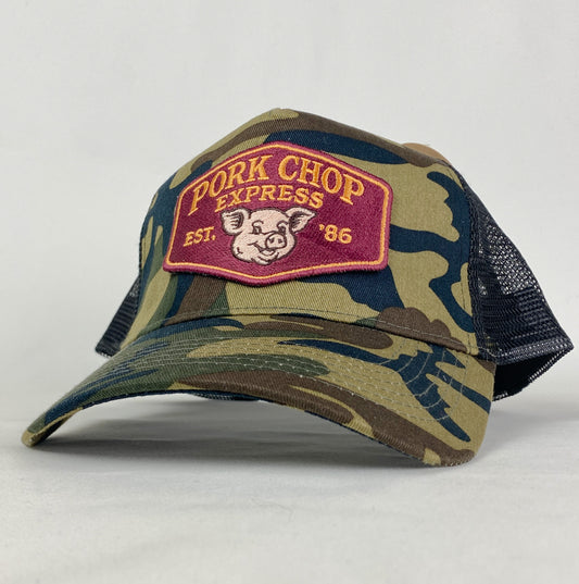 Pork Chop Express Trucker Hat – Camo Edition