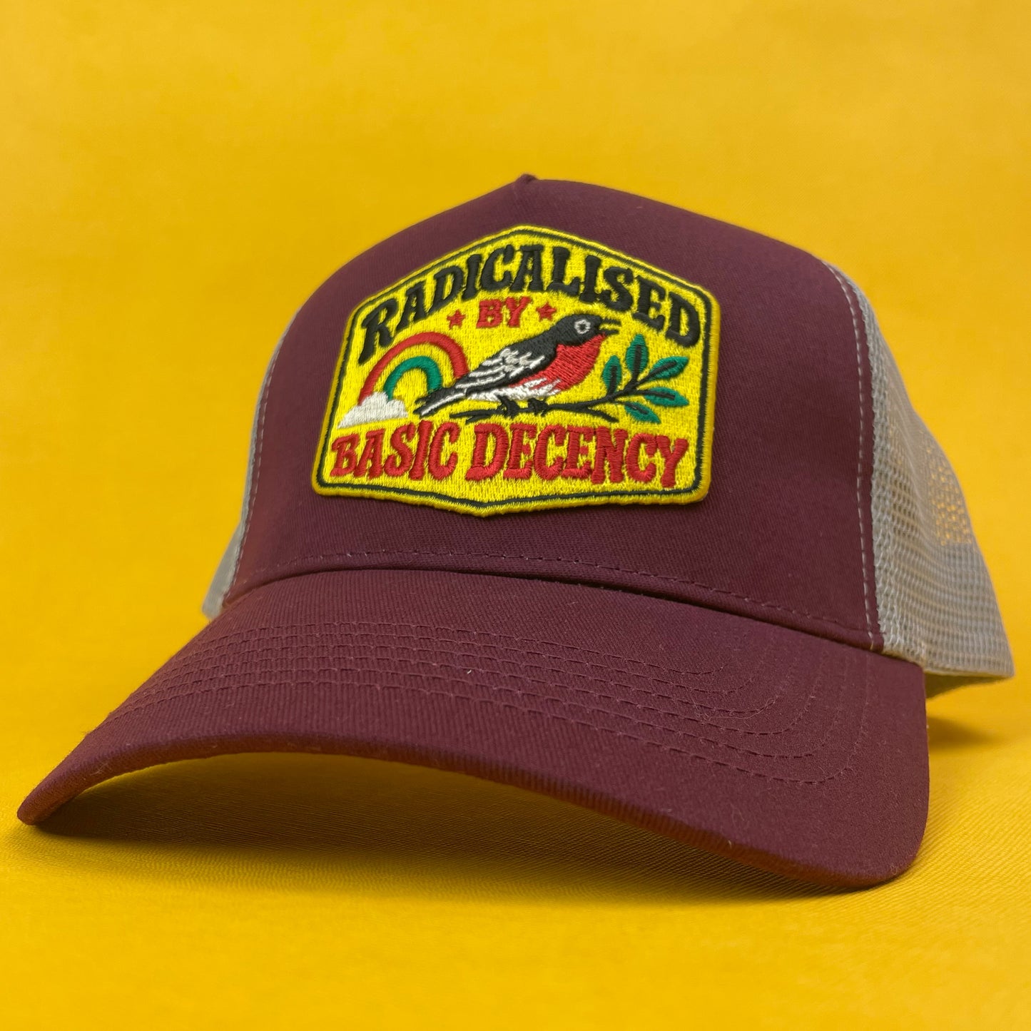Radicalised By Basic Decency Trucker Hat