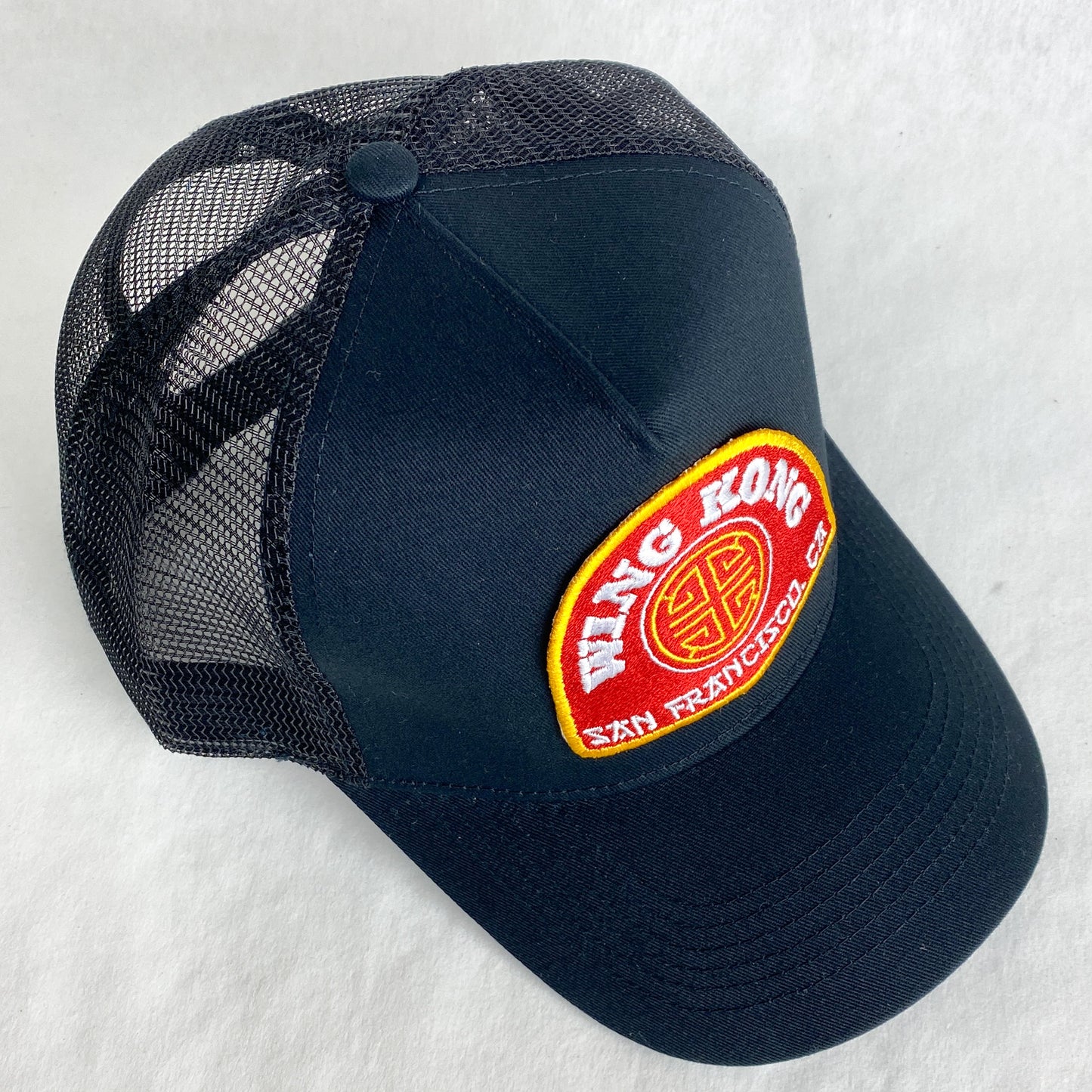 Wing Kong Trading embroidered retro trucker cap
