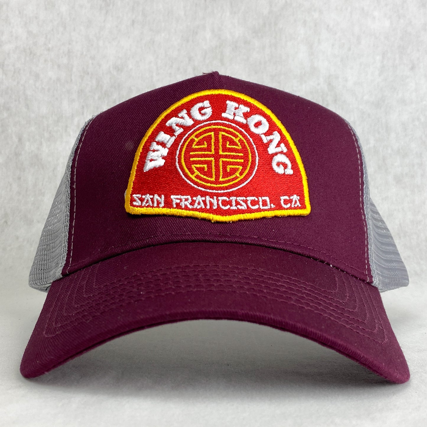 Wing Kong Trading embroidered retro trucker cap