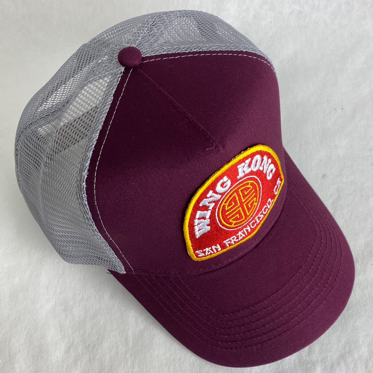 Wing Kong Trading embroidered retro trucker cap