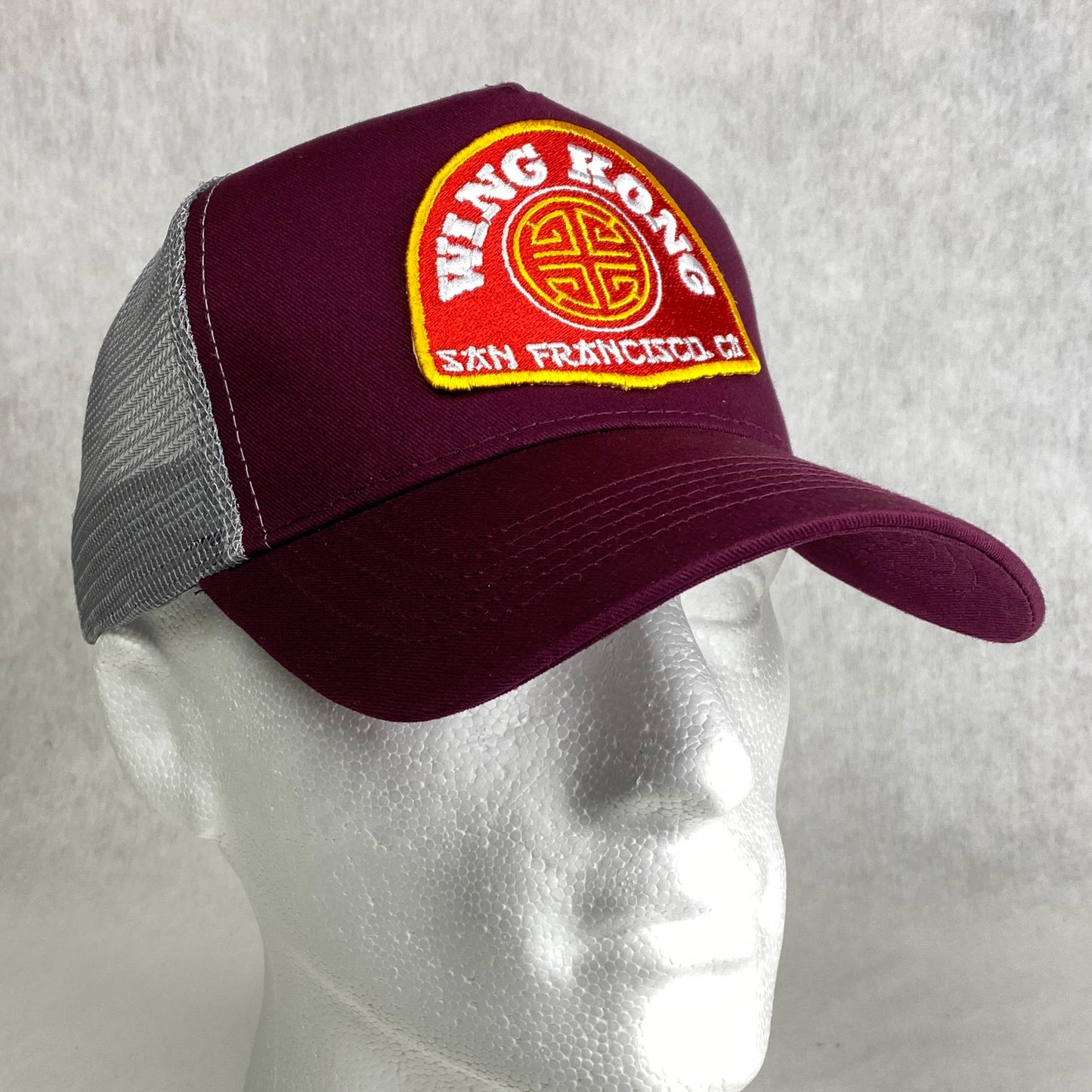 Wing Kong Trading embroidered retro trucker cap