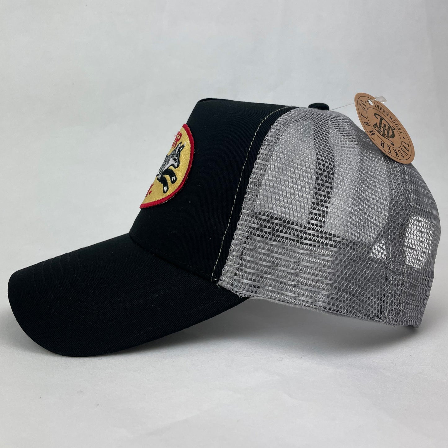 Silver Fox Hat – Embroidered Patch Cap